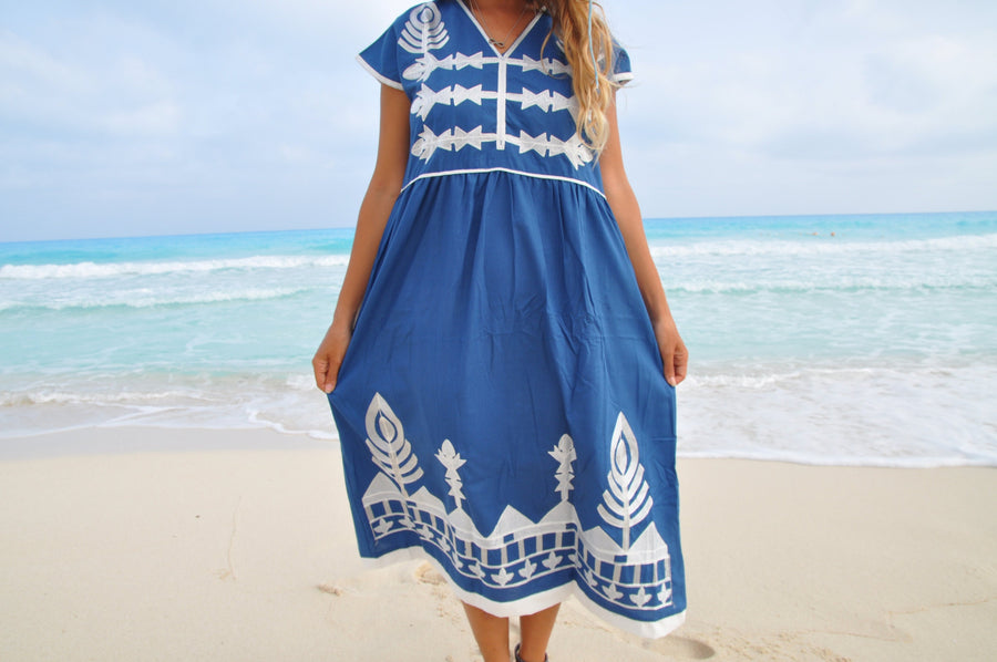 tunic dress boho Striking Black Boho Tunic Dress with Geometric Embroidery