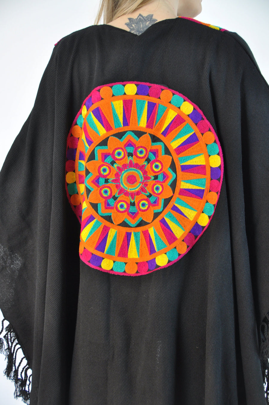 Bohemian embroidered Kimono cardigan, Wool Kimono, Boho Kimono Cardigan, Womens Cardigans, Boho Cardigan, Duster, Velvet Cardigan