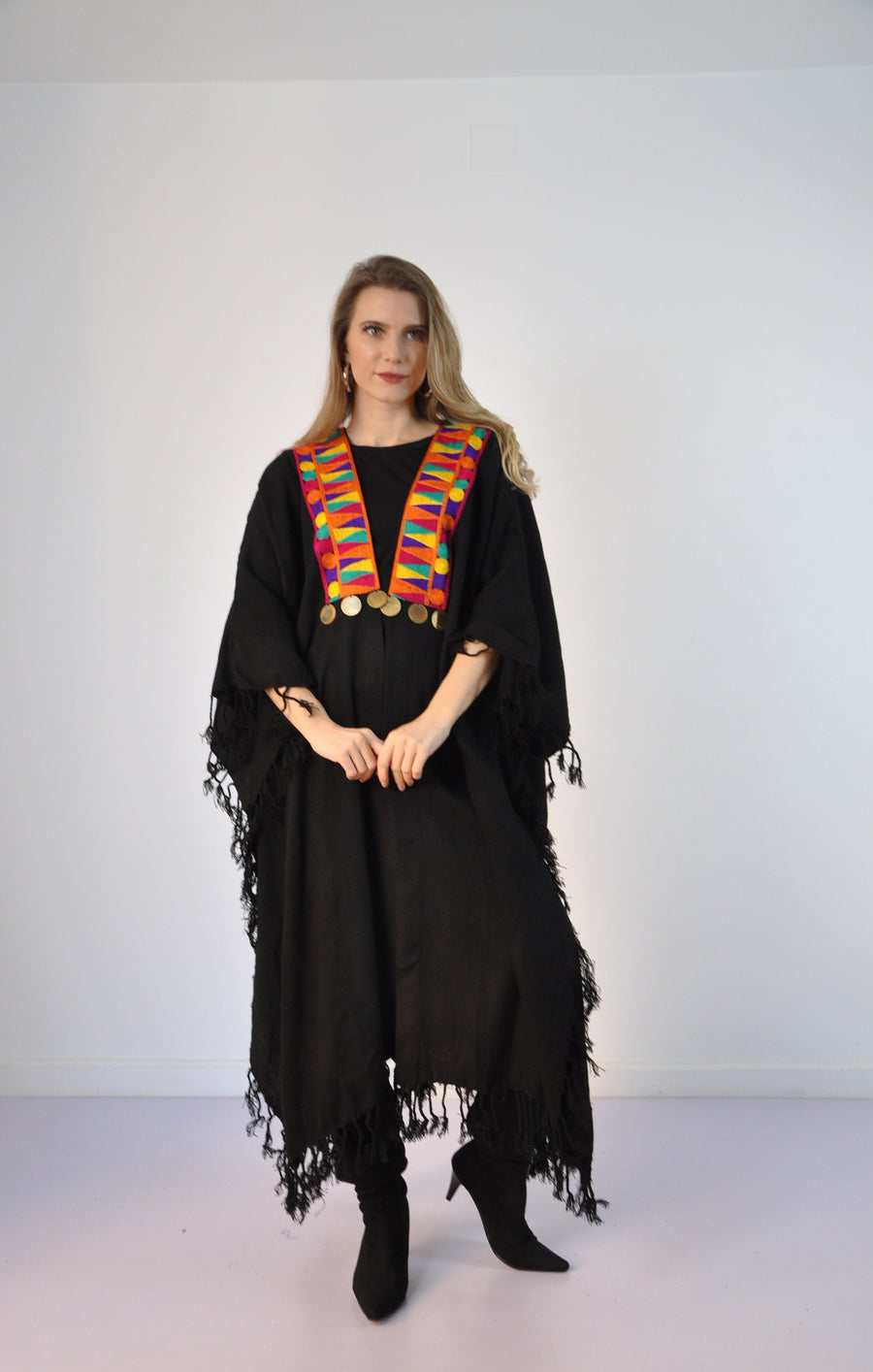 Bohemian embroidered Kimono cardigan, Wool Kimono, Boho Kimono Cardigan, Womens Cardigans, Boho Cardigan, Duster, Velvet Cardigan