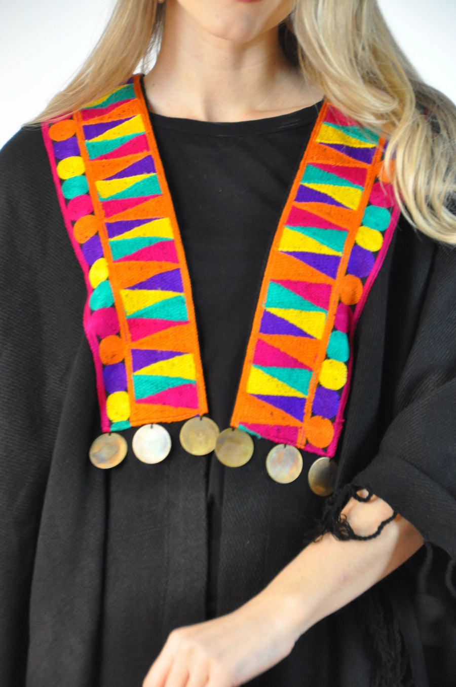 Bohemian embroidered Kimono cardigan, Wool Kimono, Boho Kimono Cardigan, Womens Cardigans, Boho Cardigan, Duster, Velvet Cardigan