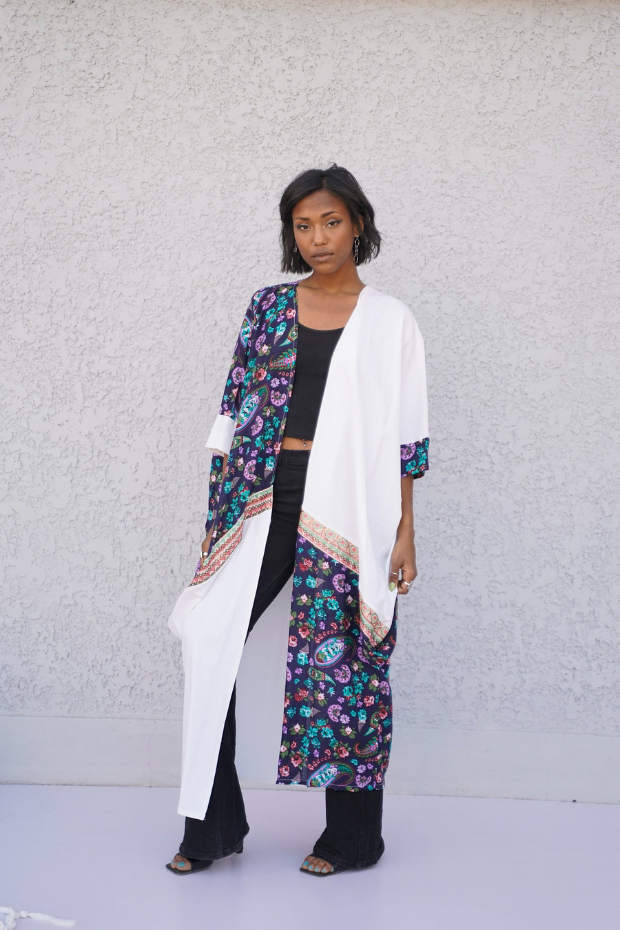 Boho Summer cotton Cardigan, Kimono for women, White Duster, Boho Kimono, Beach Cover Ups, Gypsy Kimono Duster, Boho Kimono Robe