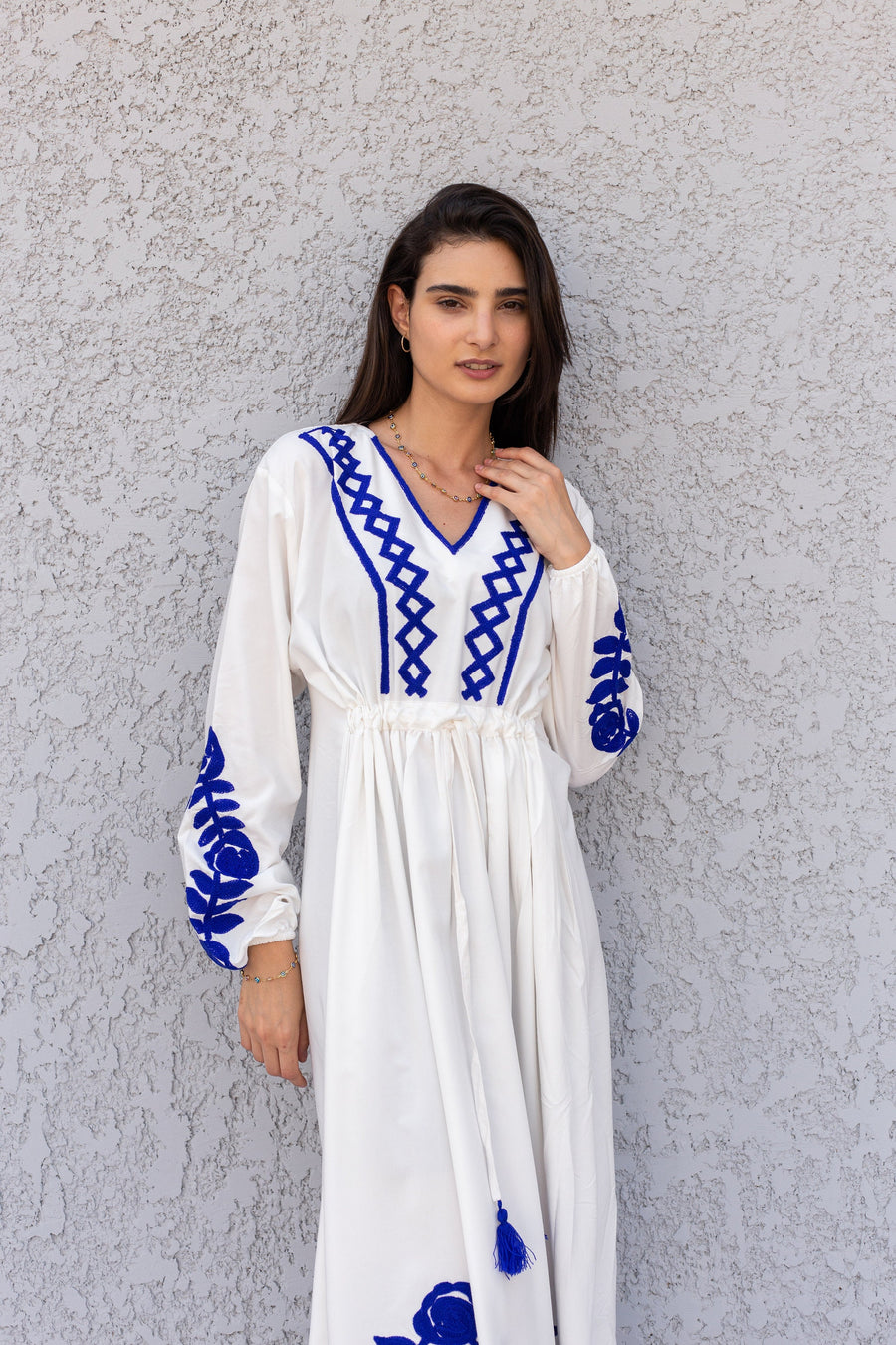 Chic plus size white caftan, cotton caftan for women, embroidered Caftan maxi dress, Caftan maxi dress, Caftans for women, Caftans, summer