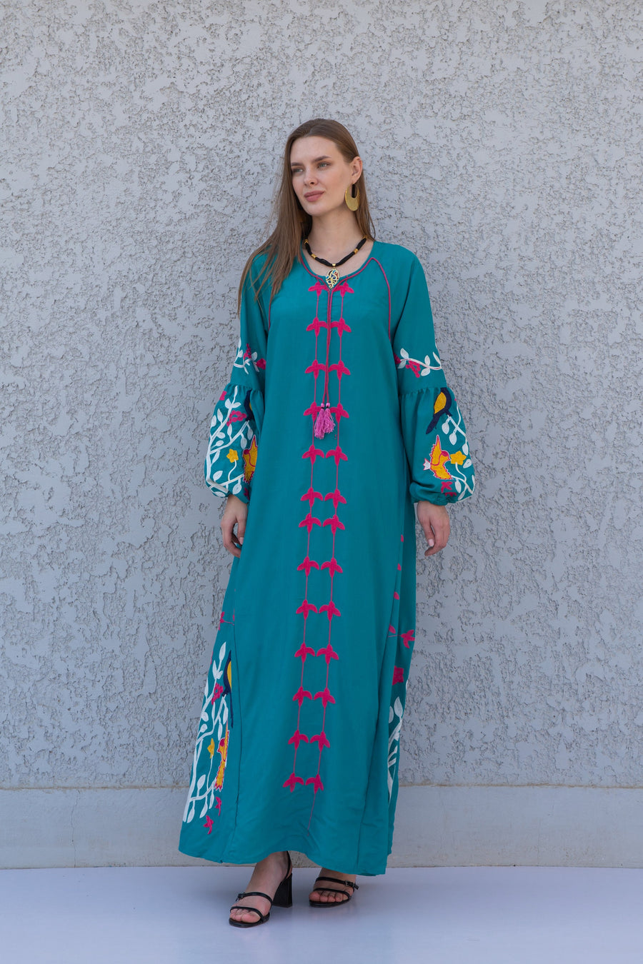 green egyptian dress ANKH DRESS
