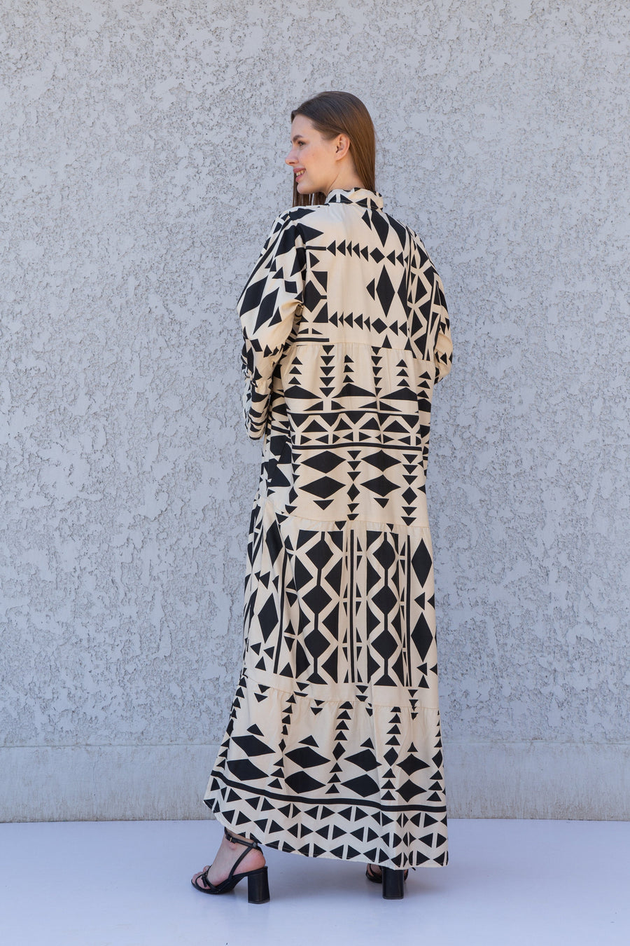Boho Flared sleeves print Summer Kaftan, Caftan, caftans for women, Boho Kaftan dress, Caftans for women, summer kaftans, kaftans, black