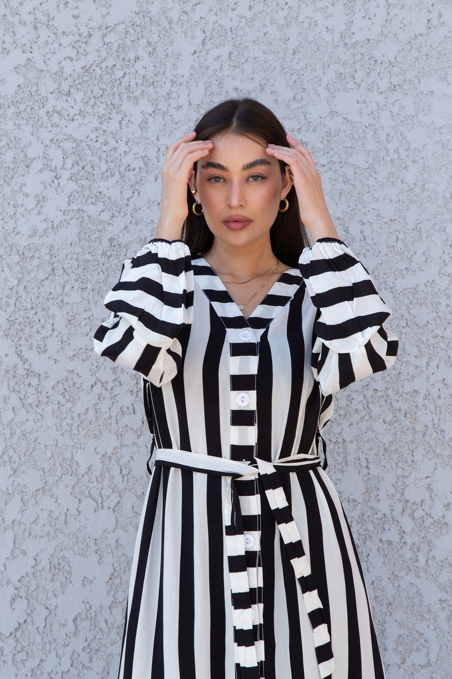 Stylish button up striped kaftan, Striped caftan dress, caftans for women, Boho Kaftan dress, Caftans for women, long summer kaftan, caftan