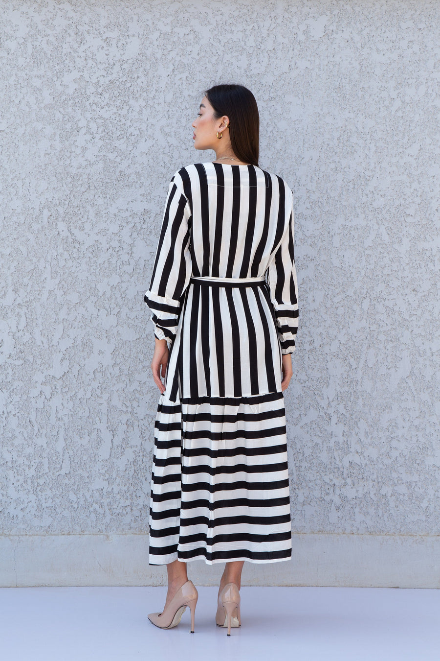 Stylish button up striped kaftan, Striped caftan dress, caftans for women, Boho Kaftan dress, Caftans for women, long summer kaftan, caftan