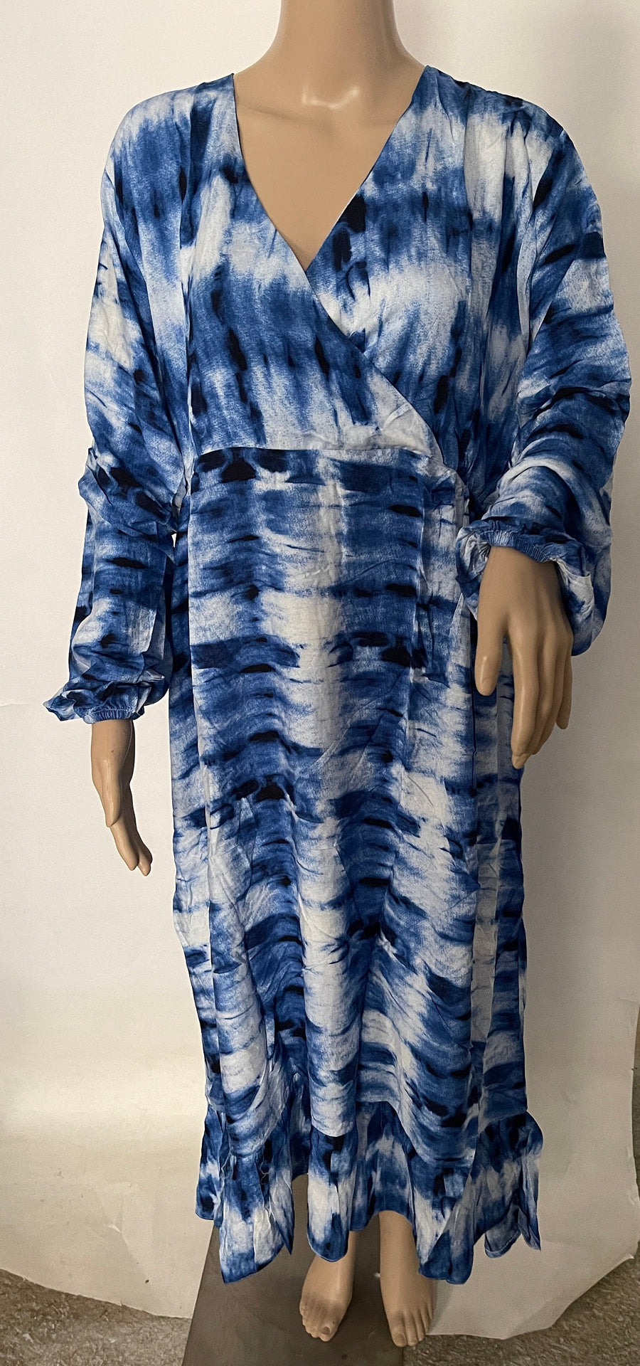 Green Tie dye print Kaftan Maxi dress, caftan dress, caftans for women, Boho Kaftan dress, Caftans for women, long summer kaftan, 10-23