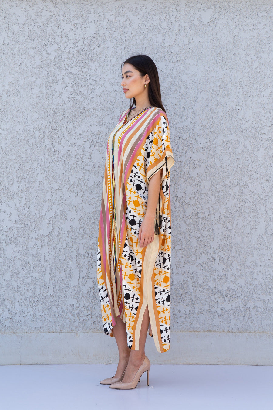 Red multicolor Plus size kaftan dress, maternity dress, African women clothing, Boho, caftans for women, caftans, kaftans, house kaftan