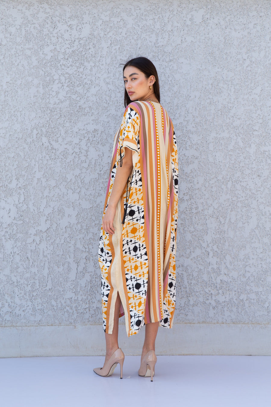 Red multicolor Plus size kaftan dress, maternity dress, African women clothing, Boho, caftans for women, caftans, kaftans, house kaftan
