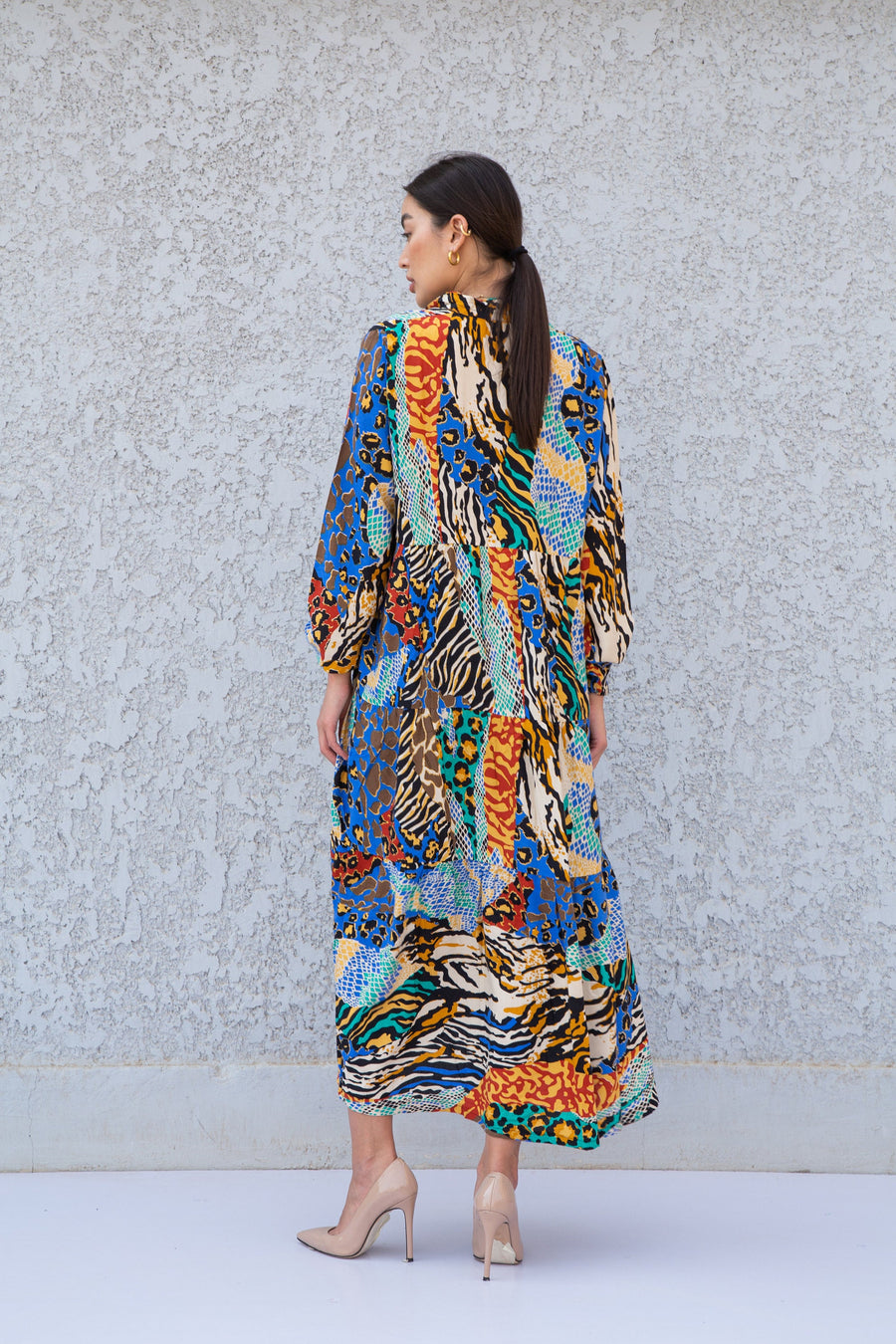 Beautiful print Blue kaftan dress, caftans for women, Boho Kaftan dress, Caftans for women, long summer kaftan, kaftans, caftan