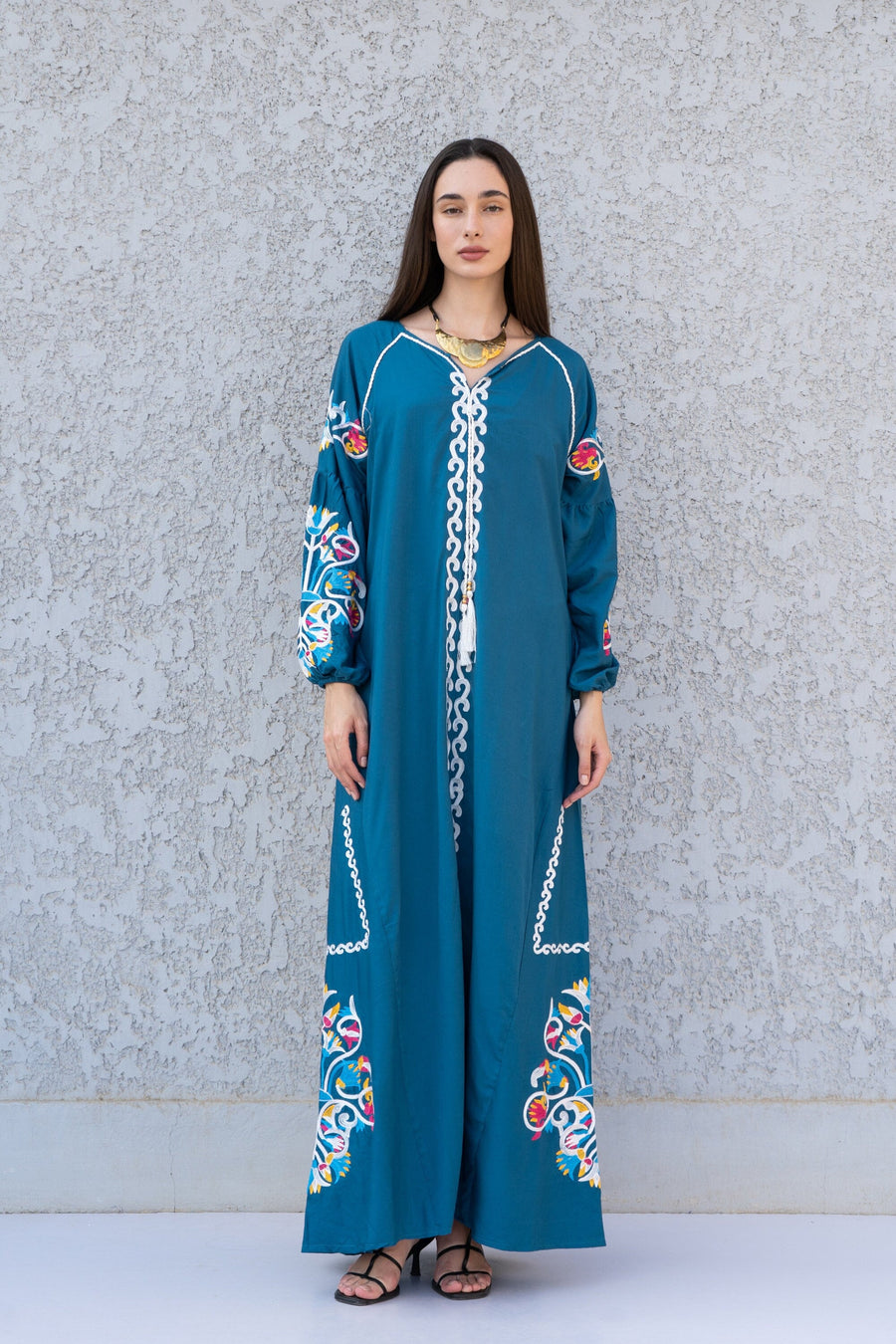 Blue kaftan