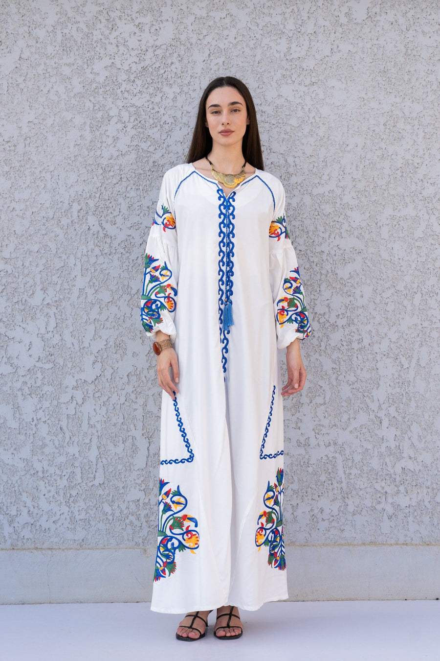 White women kaftan