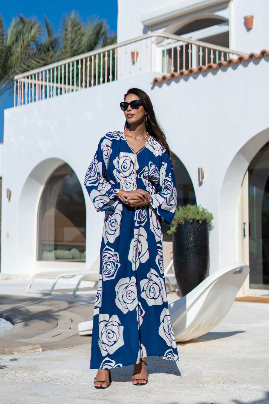 Boho blue Maxi dress, summer Caftans for women, caftan dress, caftans for women, Boho Kaftan dress, Caftans for women, 7-24
