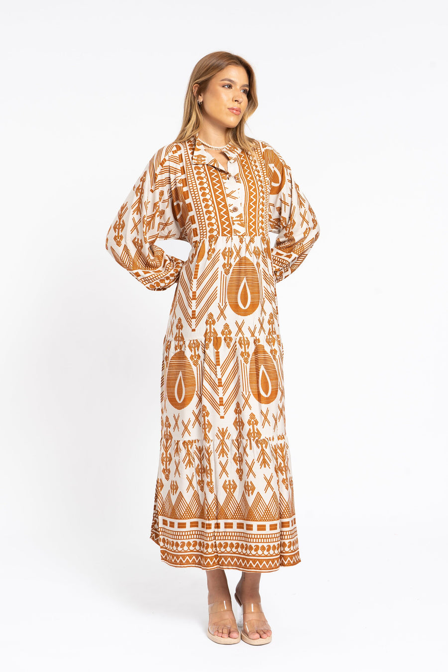 Summer midi beige boho print Caftan for women, caftan dress, caftans for women, Boho Kaftan dress, Caftans for women, 7-24