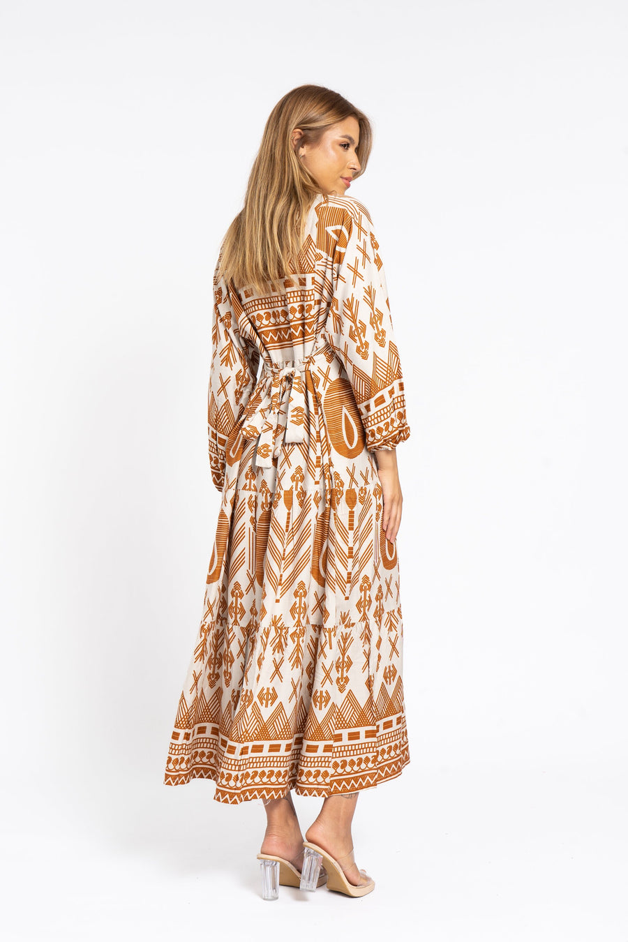 Summer midi beige boho print Caftan for women, caftan dress, caftans for women, Boho Kaftan dress, Caftans for women, 7-24