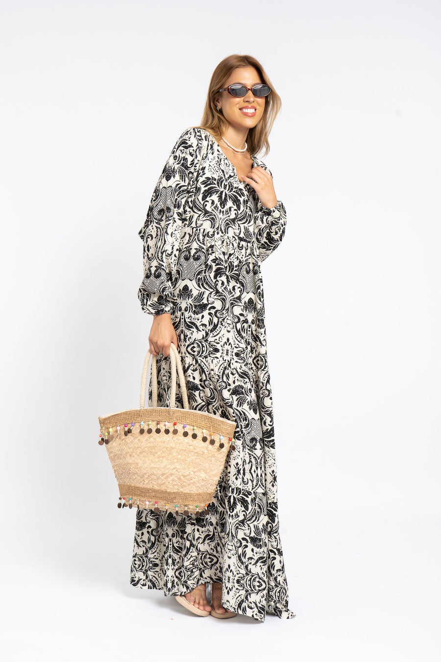 Black boho summer Egyptian Cotton print Caftan for women, caftan dress, caftans for women, Boho Kaftan dress, Caftans for women, 7-24