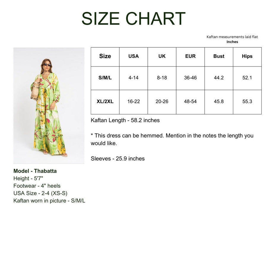 Boho Egyptian Cotton colorful yellow summer Caftan for women, caftan dress, caftans for women, Boho Kaftan dress, Caftans for women, 7-24