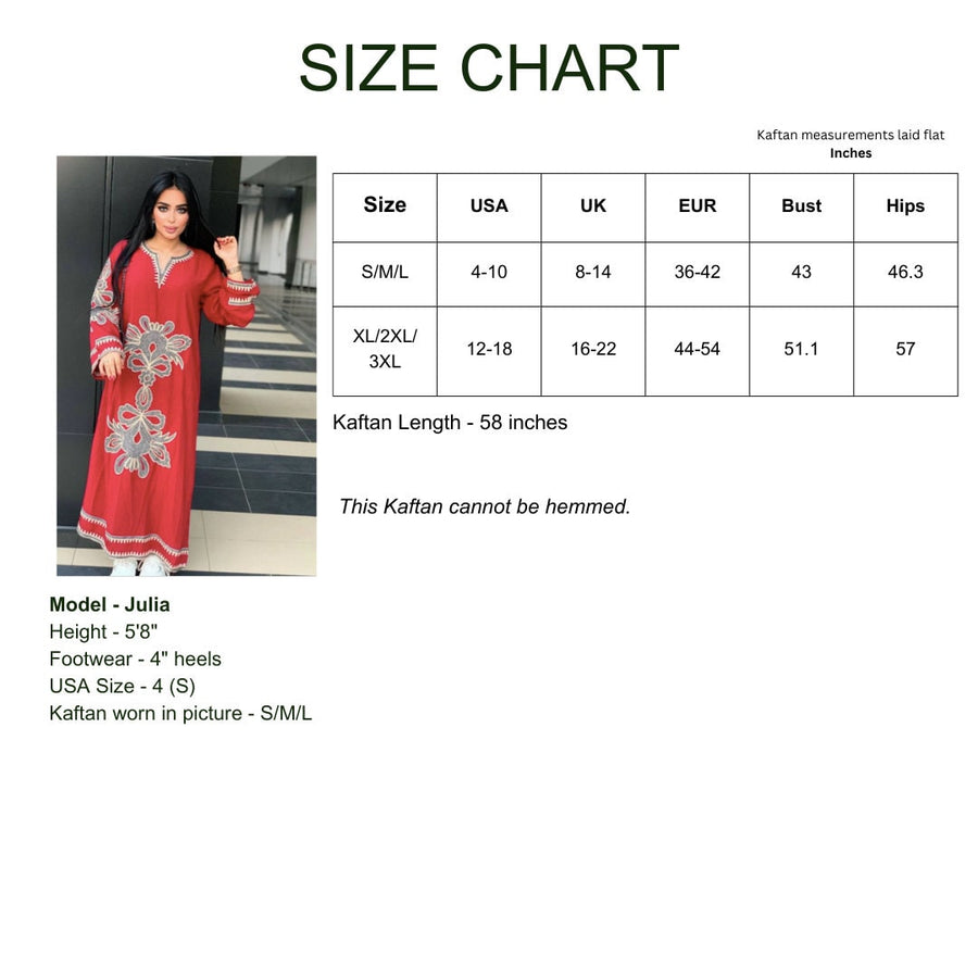 Luxurious red embroidered caftan, linen summer caftan, chic caftan, Summer Kaftan, Caftans for women, caftans for women