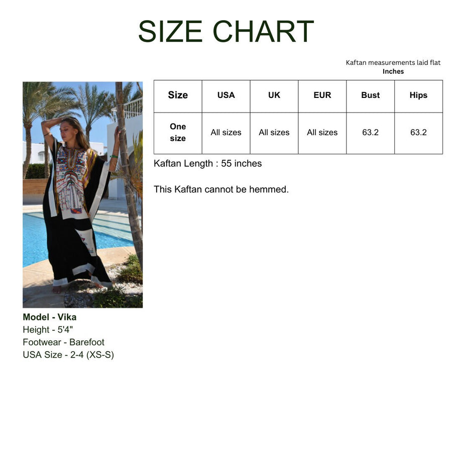 Stunning Siwa hand embroidered Kaftan, cotton kaftan, Long caftan dress, caftans for women, Egyptian cotton,