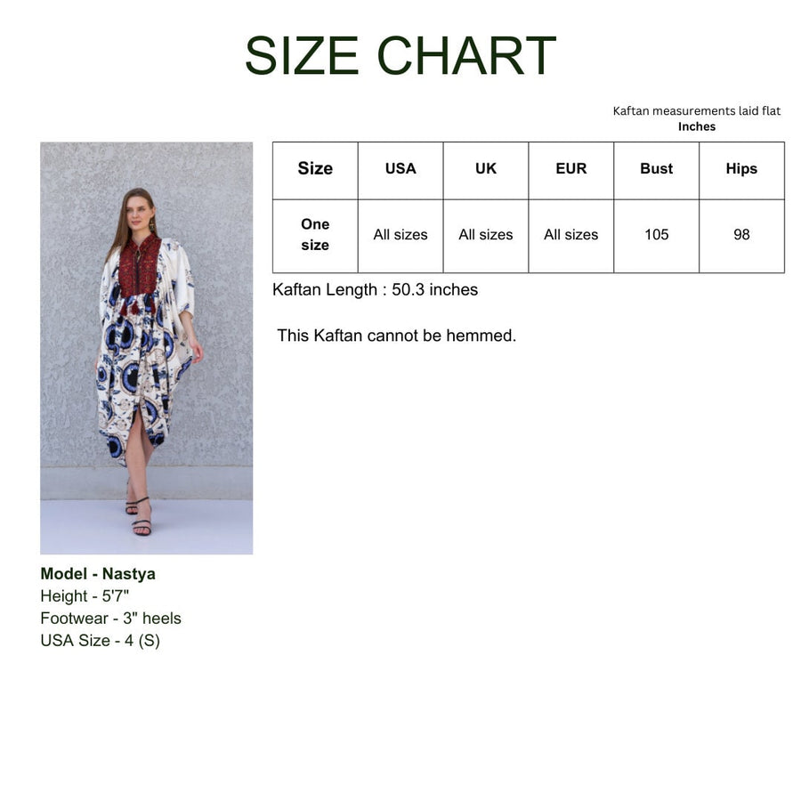 White evil eye summer Caftan, maternity kaftan, Caftans for women, Loose fit caftan, Egyptian cotton caftan, Plus size kaftan
