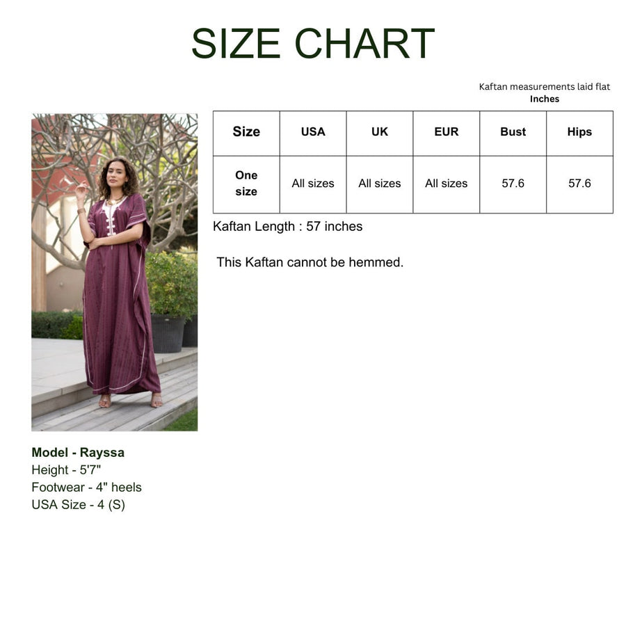 Elegant striped linen burgundy hand embroidered Caftan for women, Linen Kaftan, house dress, Elegant kaftan, Egyptian cotton.