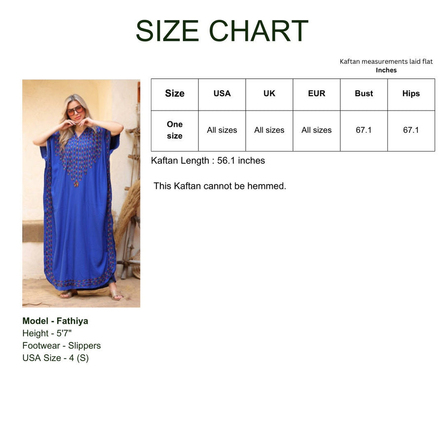 Colorful Black embroidered maternity caftan, caftans for women, caftan, women's kaftan, free size Kaftan, Summer Kaftan, maternity dress