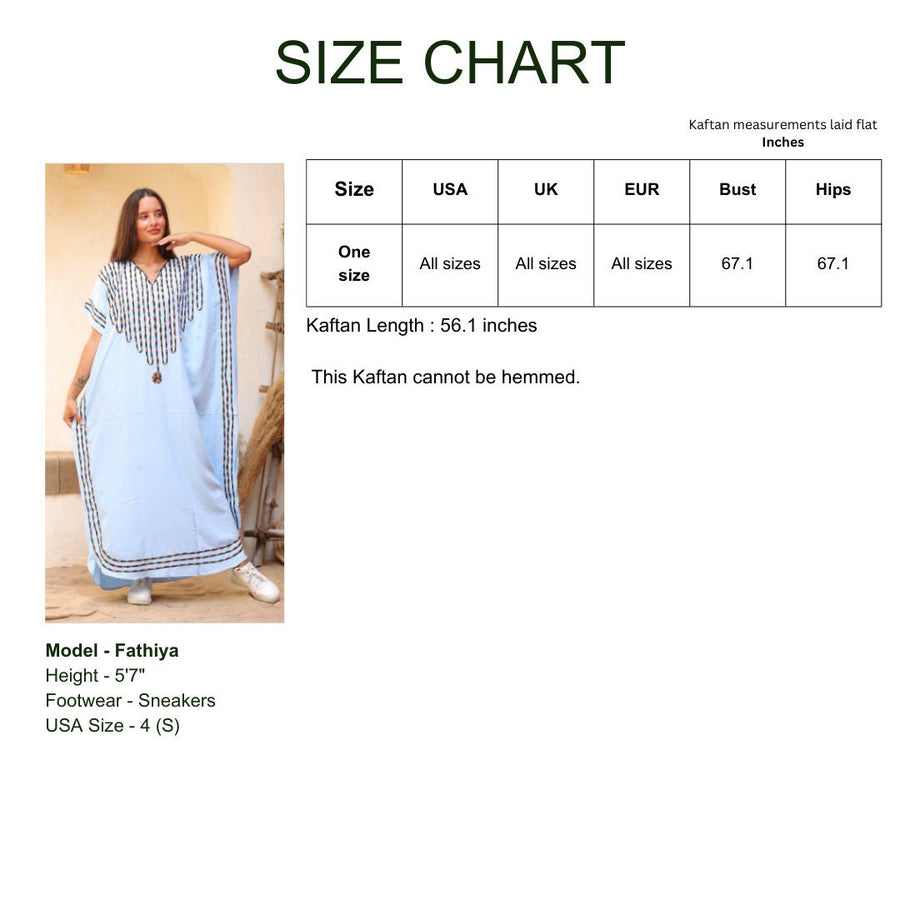 Colorful Black embroidered maternity caftan, caftans for women, caftan, women's kaftan, free size Kaftan, Summer Kaftan, maternity dress