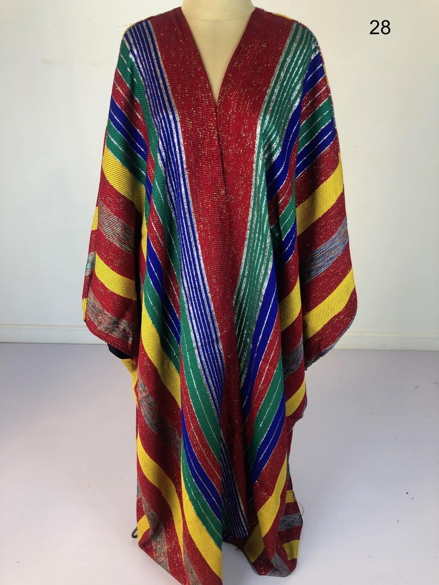 Hand loomed Wool Kimono, Winter boho Kimono, Wool Kimono, Winter Abaya, Bohemian Winter Kimono, Colorful Abaya, Handmade Abaya