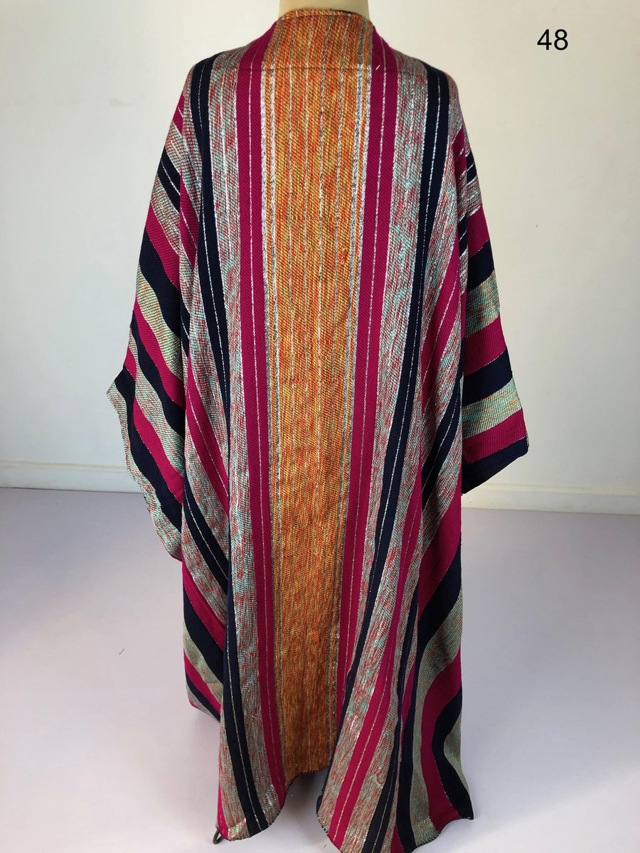 Hand loomed Wool Kimono, Winter boho Kimono, Wool Kimono, Winter Abaya, Bohemian Winter Kimono, Colorful Abaya, Handmade Abaya