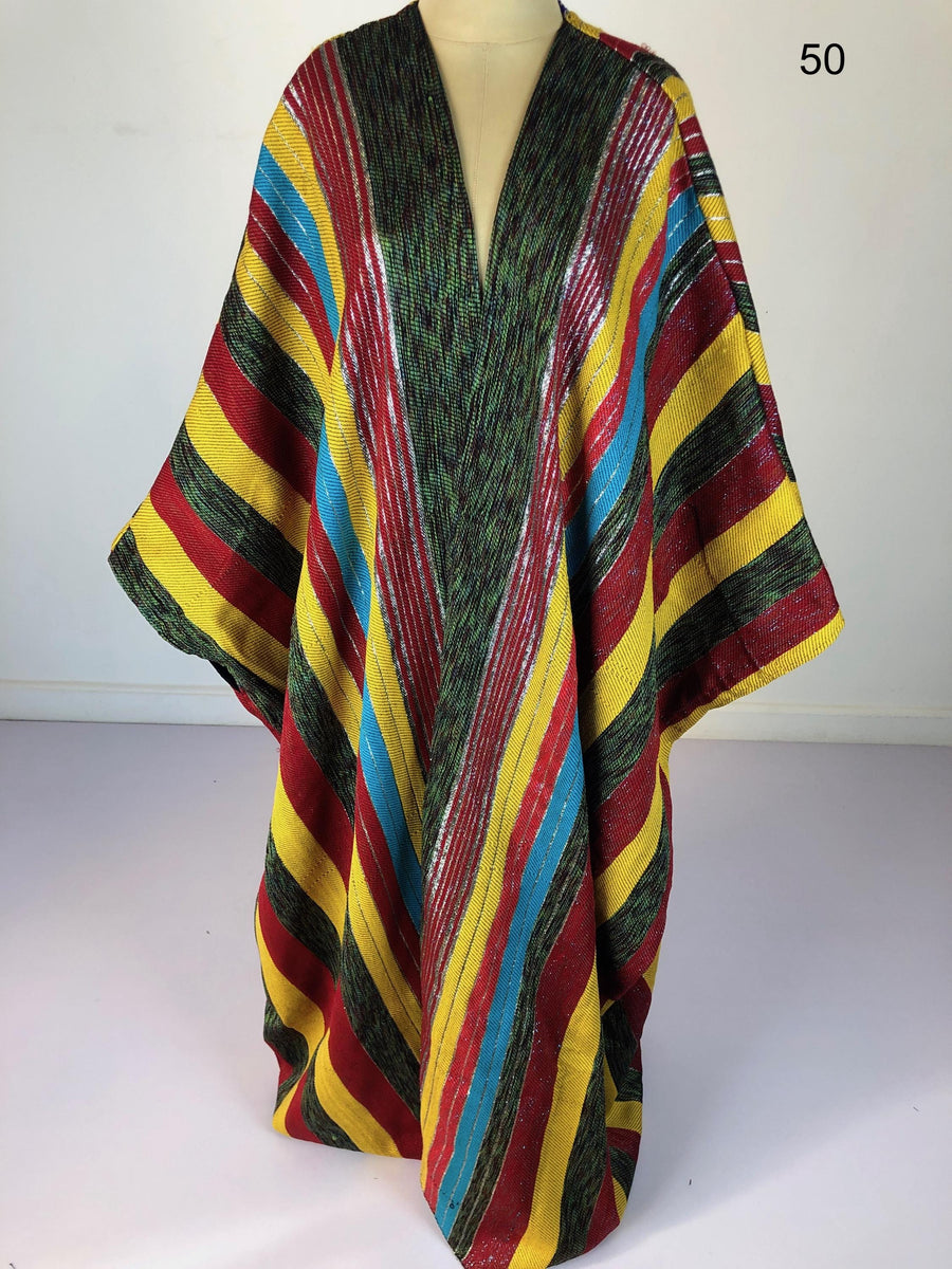 Hand loomed Wool Kimono, Winter boho Kimono, Wool Kimono, Winter Abaya, Bohemian Winter Kimono, Colorful Abaya, Handmade Abaya