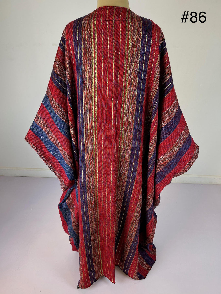 Bedouin luxe multicolor hand loomed wool Kimono, Winter Wool Kimono, Winter kimono, Bohemian Kimono, Colorful Kimono, Kimonos for women
