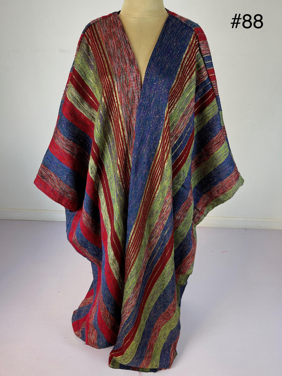 Bedouin luxe multicolor hand loomed wool Kimono, Winter Wool Kimono, Winter kimono, Bohemian Kimono, Colorful Kimono, Kimonos for women