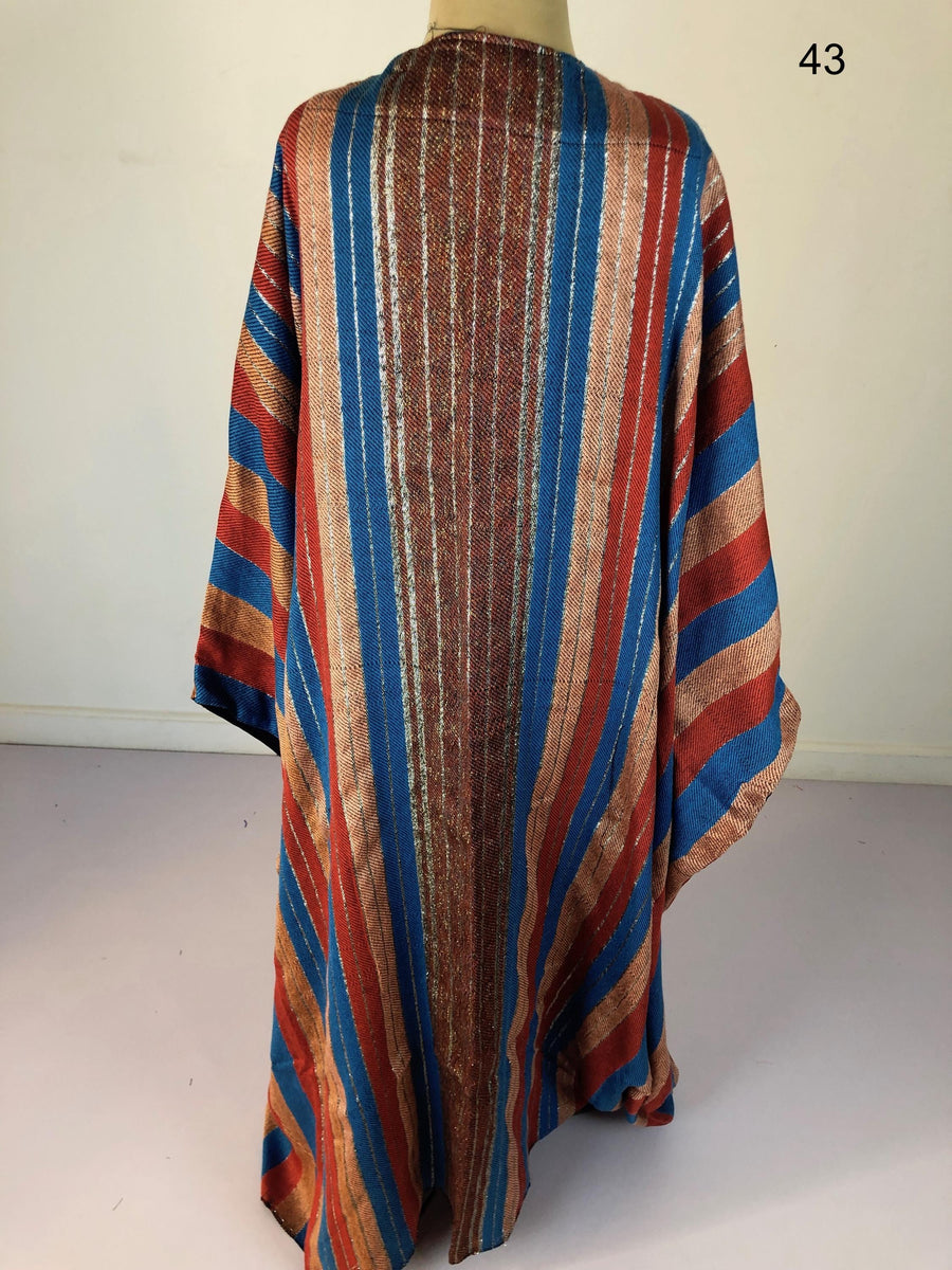 One of a kind hand loomed Kimono, Winter Wool Kimono, Abayas, Winter Abaya, Colorful Abaya, Handmade Abaya, Kimonos for women