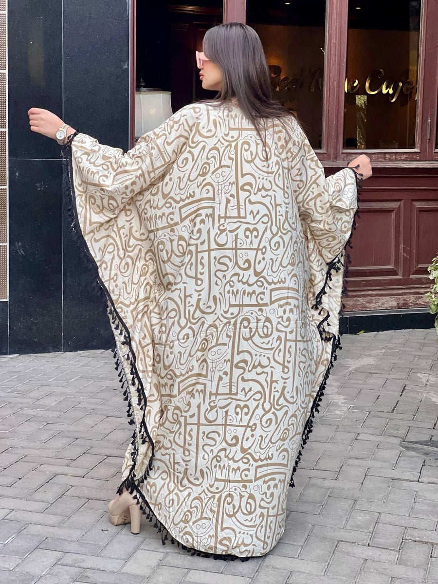 Boho print Beige summer kaftan, Caftan dress, Caftans for women, Boho, caftans for women, caftans, kaftans, house kaftan 10-23