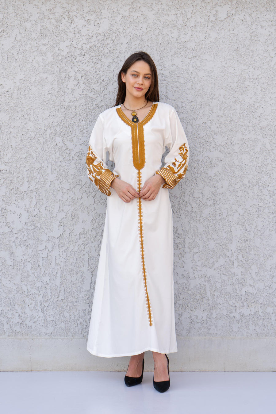 Classy navy blue embroidered kaftan dress, caftans for women, Boho Kaftan dress, Caftans for women, long summer kaftan, kaftans, caftan