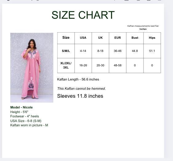 Salmon Pink Hand embroidered caftan, Cotton caftan dress, African women clothing, Caftans for women, Boho Kaftan for women