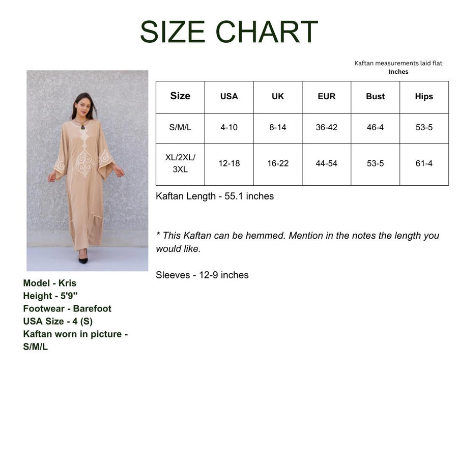 Hand embroidered Mint/Blue Kaftan maxi dress, Kaftan maxi, Cotton caftan women, caftan, Chic embroidered caftan, Egyptian cotton 10-23