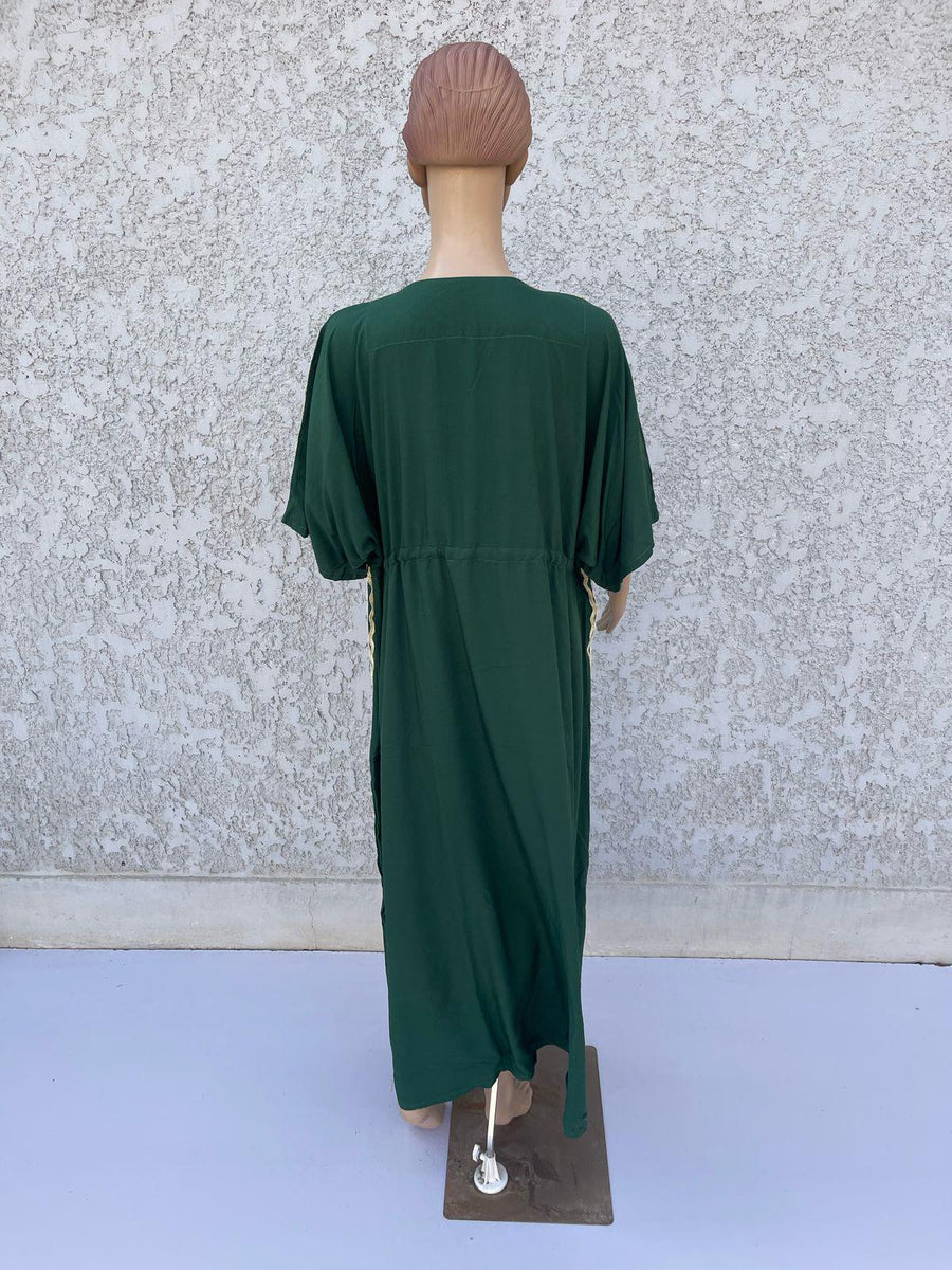 GR Hand Embroidered kaftan dress, cotton Kaftan dress, embroidered kaftan, women kaftans, caftans for women, caftans, summer kaftans