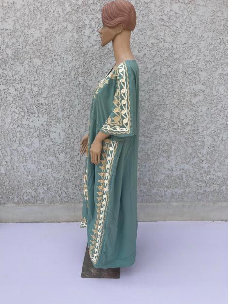 Tur Hand Embroidered kaftan dress, cotton Kaftan dress, embroidered kaftan, women kaftans, caftans for women, caftans, summer kaftans