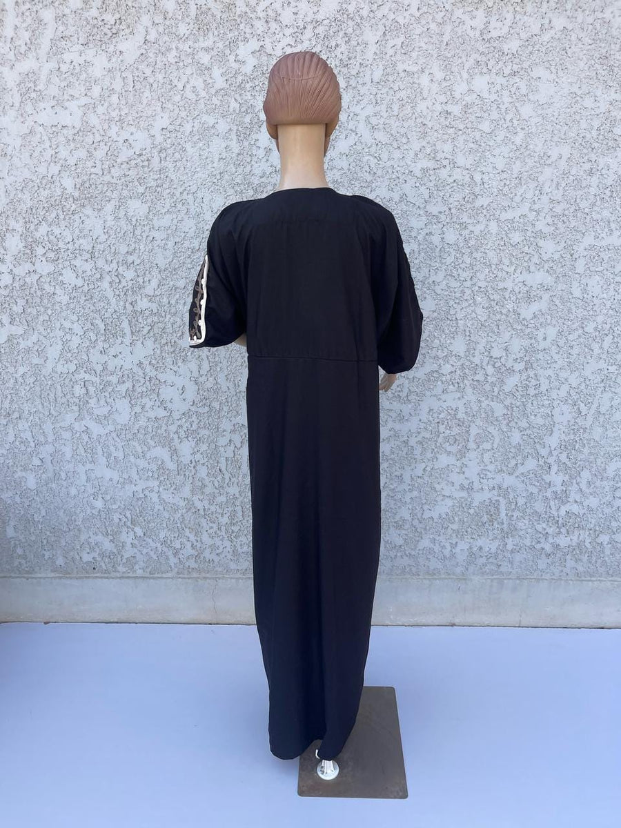 bla Hand Embroidered kaftan dress, cotton Kaftan dress, embroidered kaftan, women kaftans, caftans for women, caftans, summer kaftans