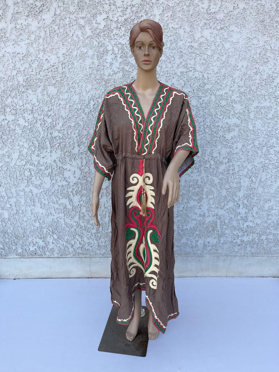 KAf Plus size kaftan dress, cotton Kaftan dress, Unique embroidered kaftan, women kaftans, caftans for women, caftans, summer kaftans