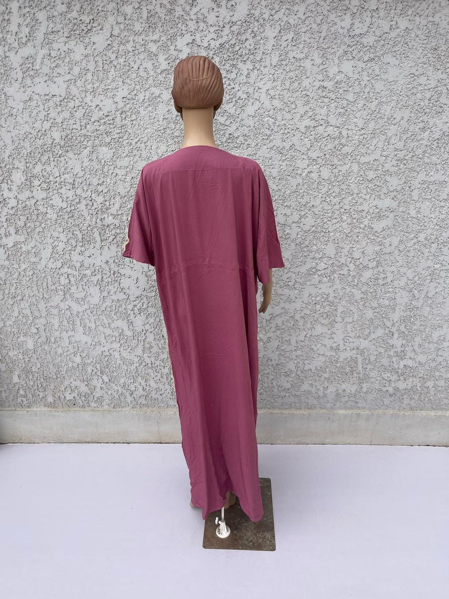 PIN Hand Embroidered kaftan dress, cotton Kaftan dress, embroidered kaftan, women kaftans, caftans for women, caftans, summer kaftans
