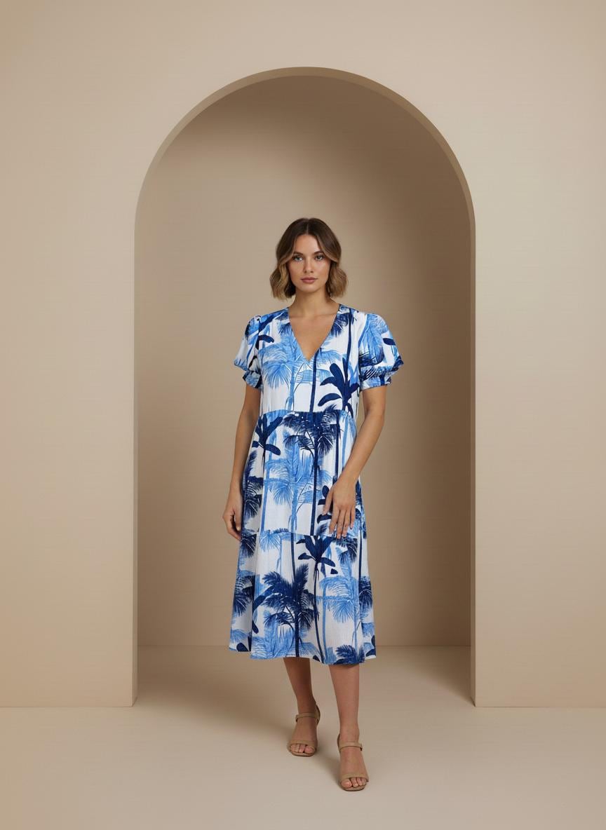 Beautiful blue print kaftan dress, caftans for women, Boho Kaftan dress, Caftans for women, long summer kaftan, kaftans, caftan