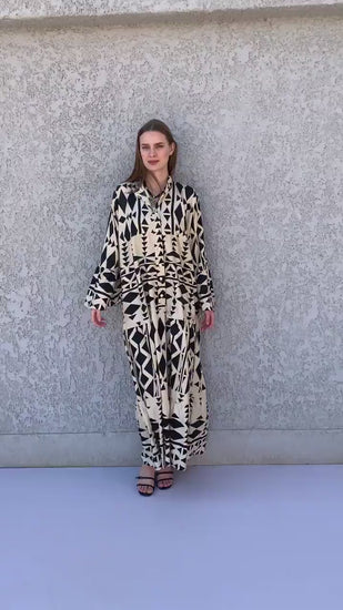 Boho Navy Blue Flared sleeves print Summer Kaftan, Caftan, caftans for women, Boho Kaftan dress, Caftans for women, summer kaftans,