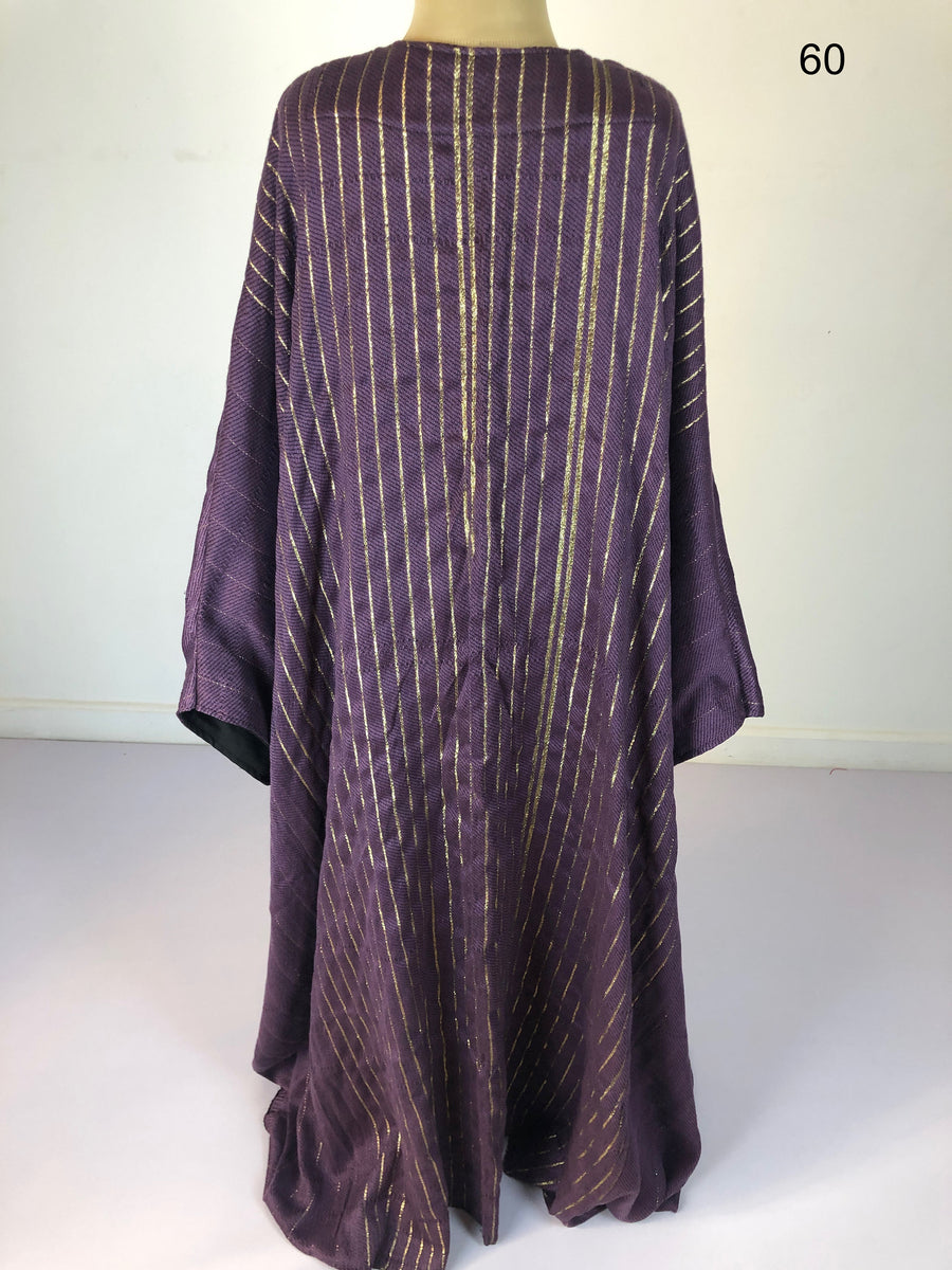 Hand loomed abaya with silver threads, wool Abaya, Winter Wool Abaya, Abayas for women, Winter Abaya, Handmade Abaya, Kimonos for women